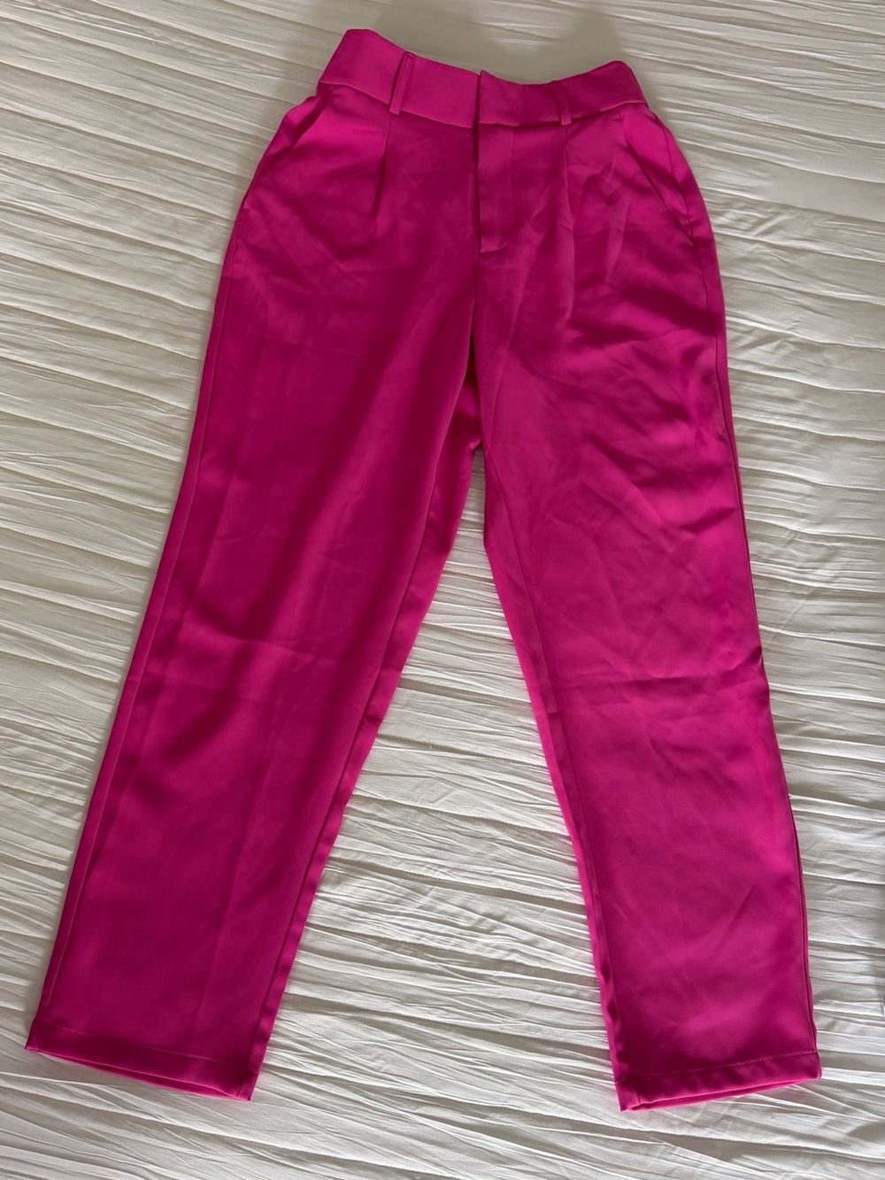 HALARA Hot Pink High-Waist Trousers